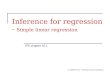 Inference for regression - Simple linear regression IPS chapter 10.1 © 2006 W.H. Freeman and Company