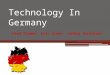 Technology In Germany Fred Thomas Eric Green Johnny Nicholson