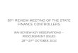 39 TH REVIEW MEETING OF THE STATE FINANCE CONTROLLERS IPAI REVIEW-KEY OBSERVATIONS— PROCUREMENT ISSUES 28 TH -29 TH OCTOBER 2013