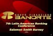 1 7th Latin American Banking Conference Salomon Smith Barney New York March 08, 2001