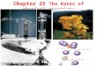 Chapter 25 The Rates of chemical reactions. Contents Empirical chemical kinetics 25.1 Experimental techniques 25.2 The rates of reactions 25.3 Integrated