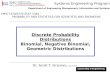 1 Dr. Jerrell T. Stracener, SAE Fellow Leadership in Engineering EMIS 7370/5370 STAT 5340 : PROBABILITY AND STATISTICS FOR SCIENTISTS AND ENGINEERS Systems