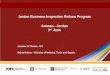Jordan Business Inspection Reform Program Amman - Jordan 3 rd June Jawaher Al Tawara - IFC Najwa Halasa – Ministry of Industry, Trade and Supply
