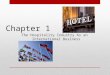 Chapter 1 The Hospitality Industry As an International Business