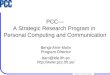 Bengt-Arne Molin, 9/1/2015 Bengt-Arne Molin Program Director bam@tde.lth.se  PCC— A Strategic Research Program in Personal Computing