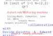 Gregory Moore, Rutgers University String-Math, Edmonton, June 12, 2014 collaboration with Davide Gaiotto & Edward Witten draft is ``nearly finished’’…