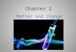 Chapter 2 Matter and Change. States of Matter No definite shape No definite volume Very compressible No definite shape Definite volume Not compressible