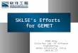 SKLSE’s Efforts for GEMET PENG Rong State Key Lab. Of Software Engineering, Wuhan University, China 2010.01.27
