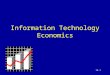 13-1 Information Technology Economics. 13-2 Information Technology: Economic and Financial Trends Internal IT versus outsourcing Expanding power / declining