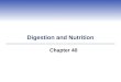 Digestion and Nutrition Chapter 40. Impacts, Issues Hormones and Hunger  Fat cells secrete leptin, which reduces appetite; an empty stomach secretes