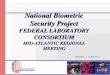National Biometric Security Project FEDERAL LABORATORY CONSORTIUM MID-ATLANTIC REGIONAL MEETING MICHAEL T. YURA, Ph.D