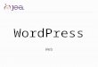 WordPress Web. WordPress Blogging system with full content management Personal publishing system Built on PHP scripting language and MySQL relational
