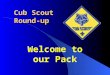 Welcome to our Pack Cub Scout Round-up. What is Cub Scouting? The grade school program of Boy Scouts for boys age 7-10 (grades 1-5) A program designed