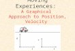 Moving Experiences: A Graphical Approach to Position, Velocity and Acceleration