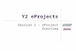 Y2 eProjects Session 1 – eProject Overview. Objectives  What is eProject?  Software Development Life Cycle  eProject Process and Tools  Management
