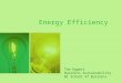 Energy Efficiency Tom Eggert Business Sustainability WI School of Business