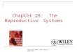 Copyright 2009, John Wiley & Sons, Inc. Chapter 28: The Reproductive Systems