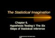 © 2008 McGraw-Hill Higher Education The Statistical Imagination Chapter 9. Hypothesis Testing I: The Six Steps of Statistical Inference