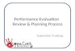 Performance Evaluation Review & Planning Process Supervisor Training