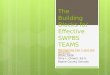 The Building Blocks for Effective SWPBS TEAMS Maintaining Tier 1 and Growing the Other TiersMaintaining Tier 1 and Growing the Other Tiers; Tony L. Clower,
