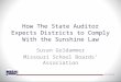 Www.msbanet.org How The State Auditor Expects Districts to Comply With the Sunshine Law Susan Goldammer Missouri School Boards’ Association