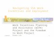 9/3/20151 Navigating SSA Work Incentives and Employment Work Incentives Planning and Assistance (WIPA) Project and the Freedom to Work Project Brooke Lusk