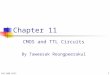 241-208 CH111 Chapter 11 CMOS and TTL Circuits By Taweesak Reungpeerakul