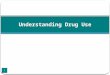 Understanding Drug Use 1. Drug / Psychoactive Substance Any substance that when taken by a person modifies : Perception Mood Cognition Behaviour Motor