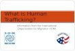 Information from the International Organization for Migration (IOM) What is Human Trafficking?