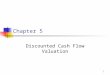 1 Chapter 5 Discounted Cash Flow Valuation. 2 Overview Important Definitions Finding Future Value of an Ordinary Annuity Finding Future Value of Uneven