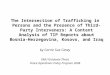 The Intersection of Trafficking in Persons and the Presence of Third-Party Interveners: A Content Analysis of TIP Reports about Bosnia-Herzegovina, Kosovo,