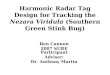 Harmonic Radar Tag Design for Tracking the Nezara Viridula (Southern Green Stink Bug) Ben Cannon 2007 SURE Participant Adviser: Dr. Anthony Martin