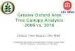 Greater Oxford Area Tree Canopy Analysis 2006 vs. 1976 Oxford Tree Board / Ole Miss Funded by an Urban & Community Forestry Grant from the MS Forestry