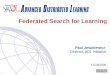 Federated Search for Learning Paul Jesukiewicz Director, ADL Initiative 11/18/2009