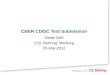 CBER CDISC Test Submission Dieter Boß CSL Behring, Marburg 20-Mar-2012