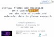 VIRTUAL ATOMIC AND MOLECULAR DATA CENTRE and the role of atomic and molecular data in plasma research Tatiana Ryabchikova Institute of Astronomy RAS and