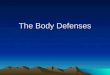 The Body Defenses. Body Defense Overview Innate Immunity –Barrier Defenses –Internal Defenses Acquired Immunity –Humoral Response –Cell-mediated Response