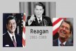 Reagan 1981-1989. Domestic-Influence of Nixon Reagan was the most important political figure of the age. He made it successful not solely responsible