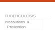 TUBERCULOSIS Precautions & Prevention. Tuberculosis – What is it Tuberculosis (TB) is caused by a bacterium called Mycobacterium tuberculosis that is