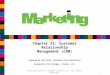 1 Chapter 21: Customer Relationship Management (CRM) Prepared by Amit Shah, Frostburg State University Designed by Eric Brengle, B-books, Ltd. Copyright