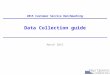 Data Collection guide March 2015 2015 Customer Service Benchmarking