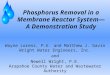 Phosphorus Removal in a Membrane Reactor System— A Demonstration Study Wayne Lorenz, P.E. and Matthew J. Gavin Wright Water Engineers, Inc. and Newell