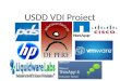 USDD VDI Project. Where Do We Begin??? POC in Spring 2009 with PDS Targeted test group (ESX 3.5/20-30 VMs) Used repurposed Dell PowerEdge servers and