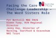 Facing the Care Challenge Leadership – The Ward Sisters Role Pat Bottrill MBE FRCN Glenn Turp, RCN Regional Director Jenny Kay, Director of Nursing, Dartford
