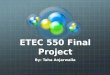 ETEC 550 Final Project By: Taha Anjarwalla. Index Problem Context Statement of Problem Needs Assessment/Analysis Instructional Intervention Lessons Learned