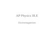 AP Physics III.E Electromagnetism. 22.1 Induced EMF and Induced Current