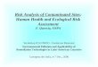 Risk Analysis of Contaminated Sites: Human Health and Ecological Risk Assessment F. Quercia, ANPA Workshop ICS/UNIDO - Fundacion Mamonal Environmental