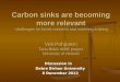 Carbon sinks are becoming more relevant - challenges for forest research and university training Veli Pohjonen Tana-Beles WME project University of Helsinki