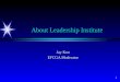 1 About Leadership Institute Jay Kuo EFCGA Moderator