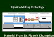 Injection Molding Technology Material From Dr. Piyawit Khumphong (MTEC)